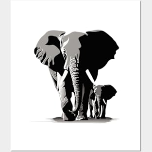 Elephants Posters and Art